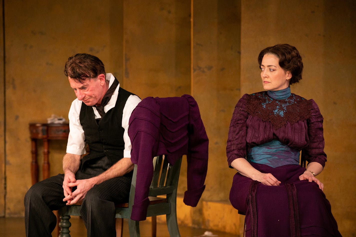 Steven Epp and Christina Baldwin in the Jungle's "A Doll's House, Part 2."