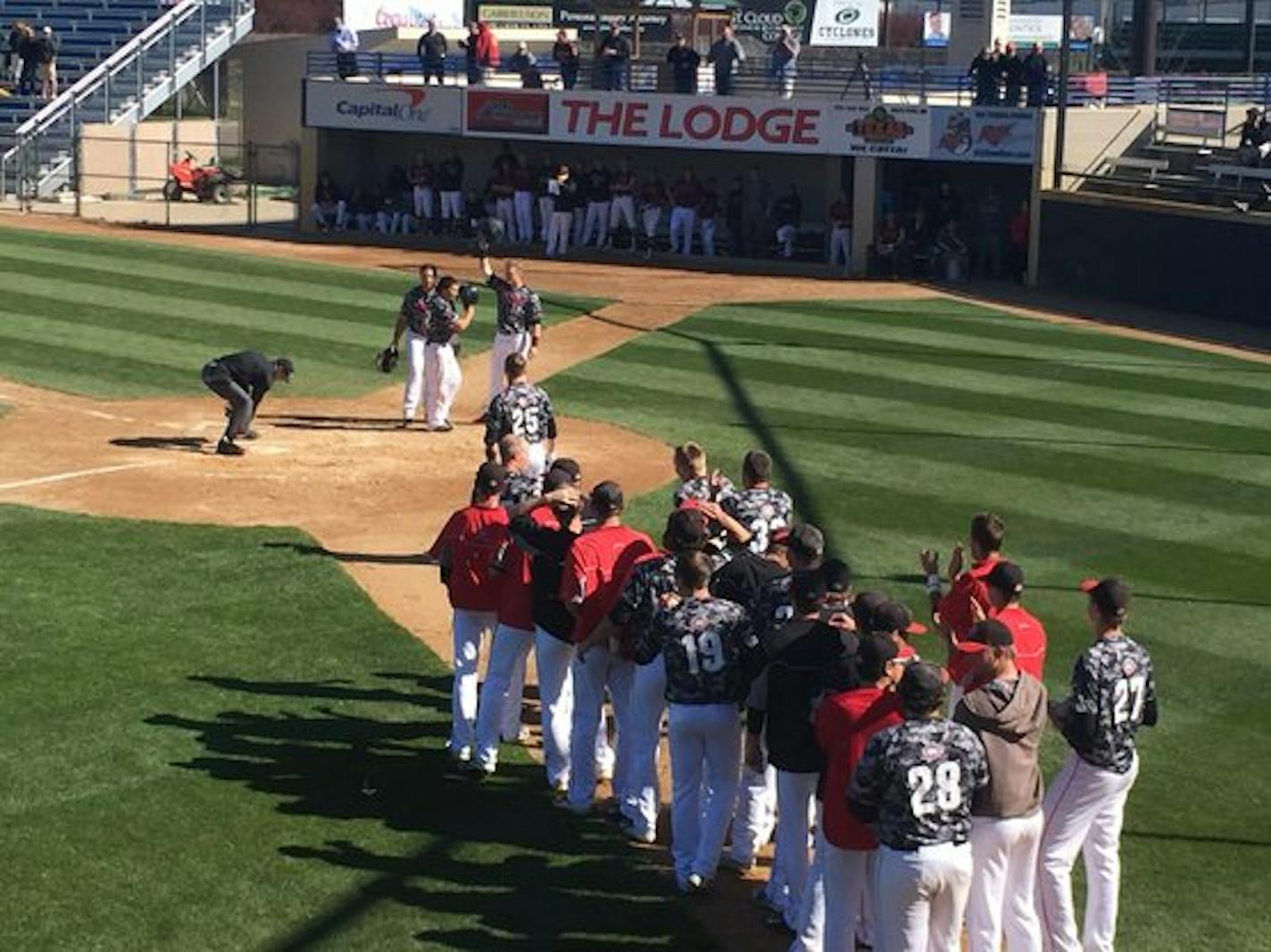 St. Cloud State is ranked No. 3 in the nation and swept a doubleheader against Minnesota Duluth on Wednesday.