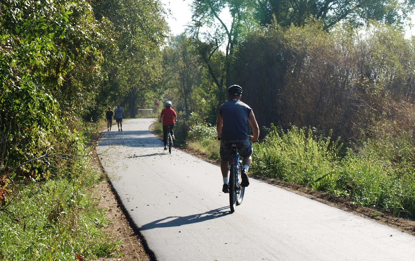 Luce Line State Trail segment of 19 miles was recently paved.