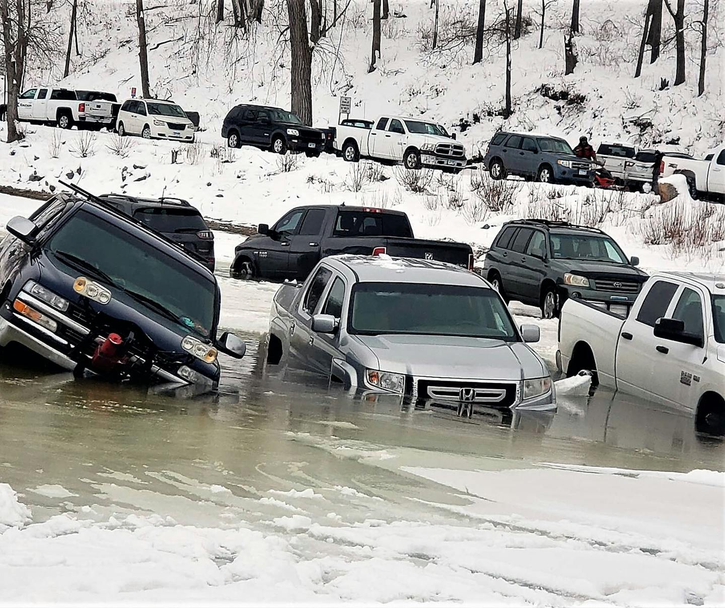 Minnesota ice isn t so nice and anglers pickups go down