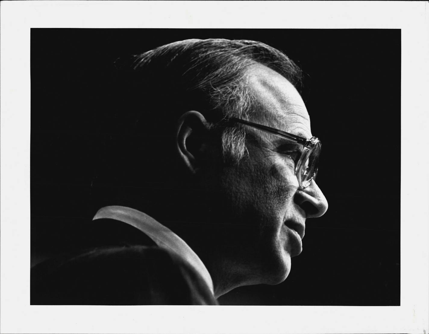 Minnesota Governor Al Quie. Albert Quie. Minneapolis Star Tribune staff photo taken February 1979.