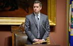 House Speaker Kurt Daudt faced challenges from Minority Leader Paul Thissen for the first hour of the session on access to the public and press, which