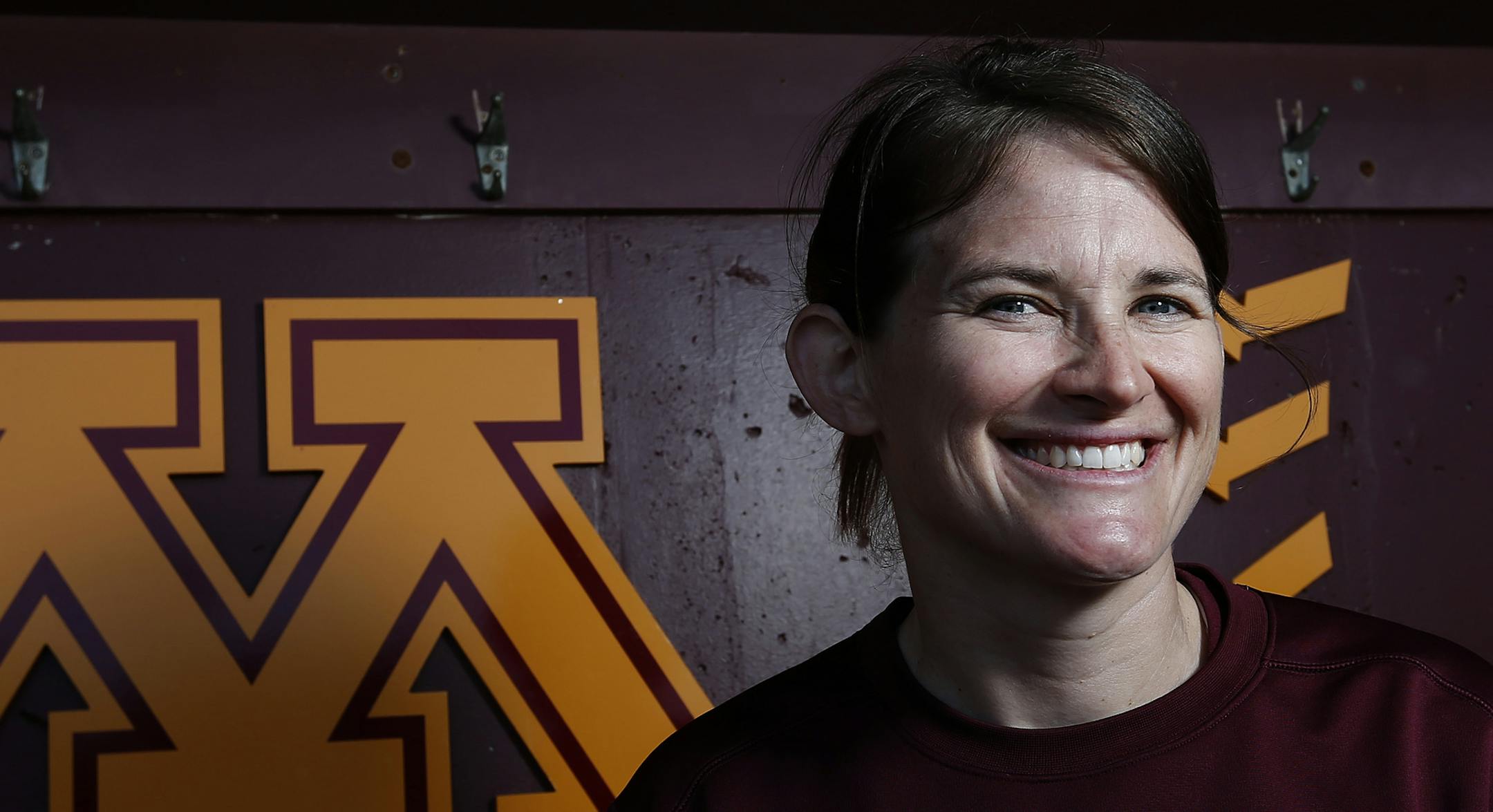 Minnesota Gophers softball coach Jessica Allister. ] CARLOS GONZALEZ cgonzalez@startribune.com - March 29, 2016, Minneapolis, MN, University of Minnesota Gophers Softball, NCAA, Gophers softball coach Jessica Allister
