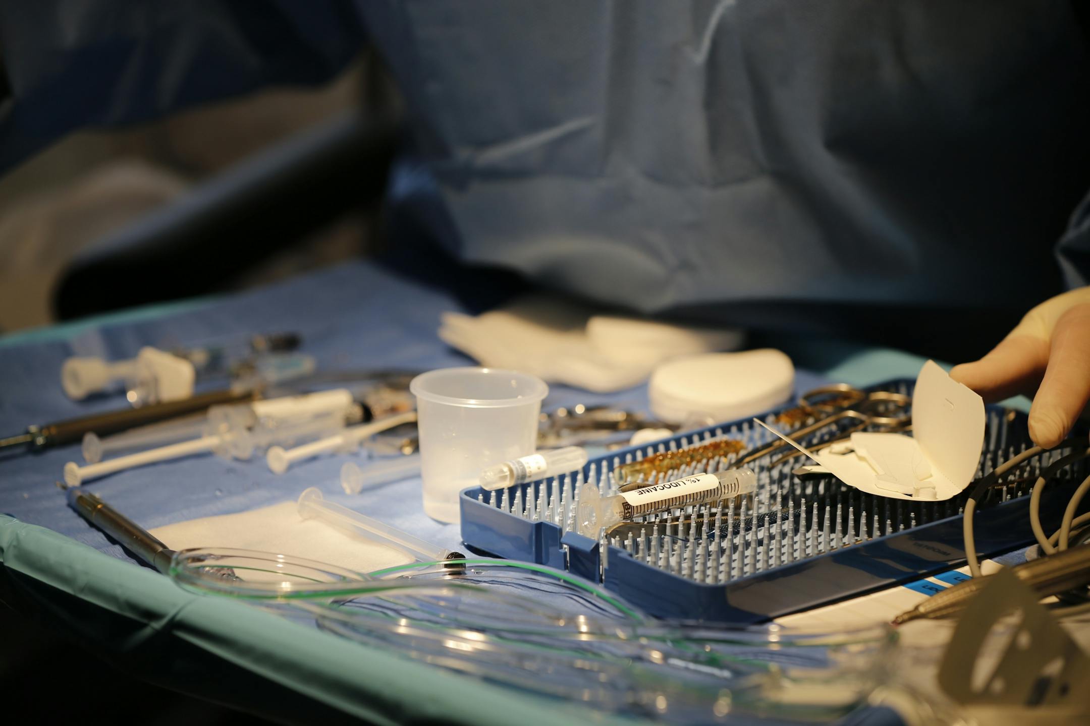 Six adults had cataract removal surgery thanks to the Minnesota Vision Project on Saturday, March 3, 2018. Some patients will return two weeks later to have cataract removed from the other eye.