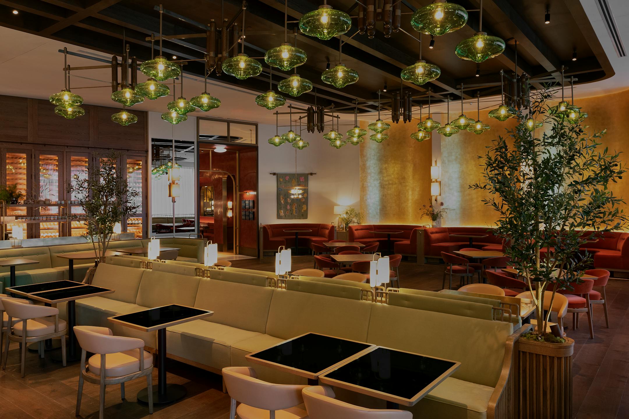 Photo Credit Roy Son; Mara dining room at the Four Seasons Hotel in downtown Minneapolis