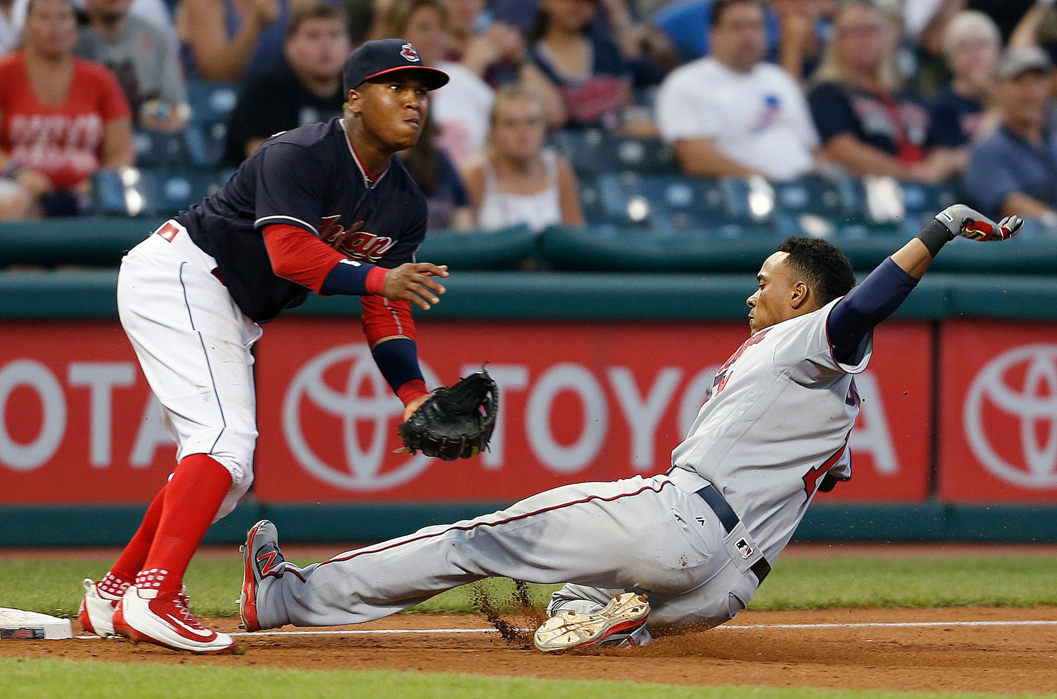 The Twins' Jorge Polanco, right, is showing he belongs in the lineup and needs a position to call home.