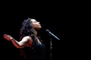 U.S. singer Alicia Keys performs in Oslo, Norway, Tuesday, March 11, 2008.