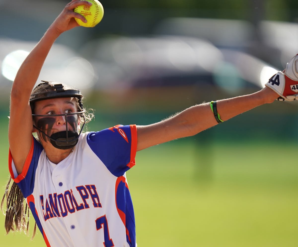 Randolph's Carter Raymond faced the biggest test of her Metro Player of the Year season near the end.