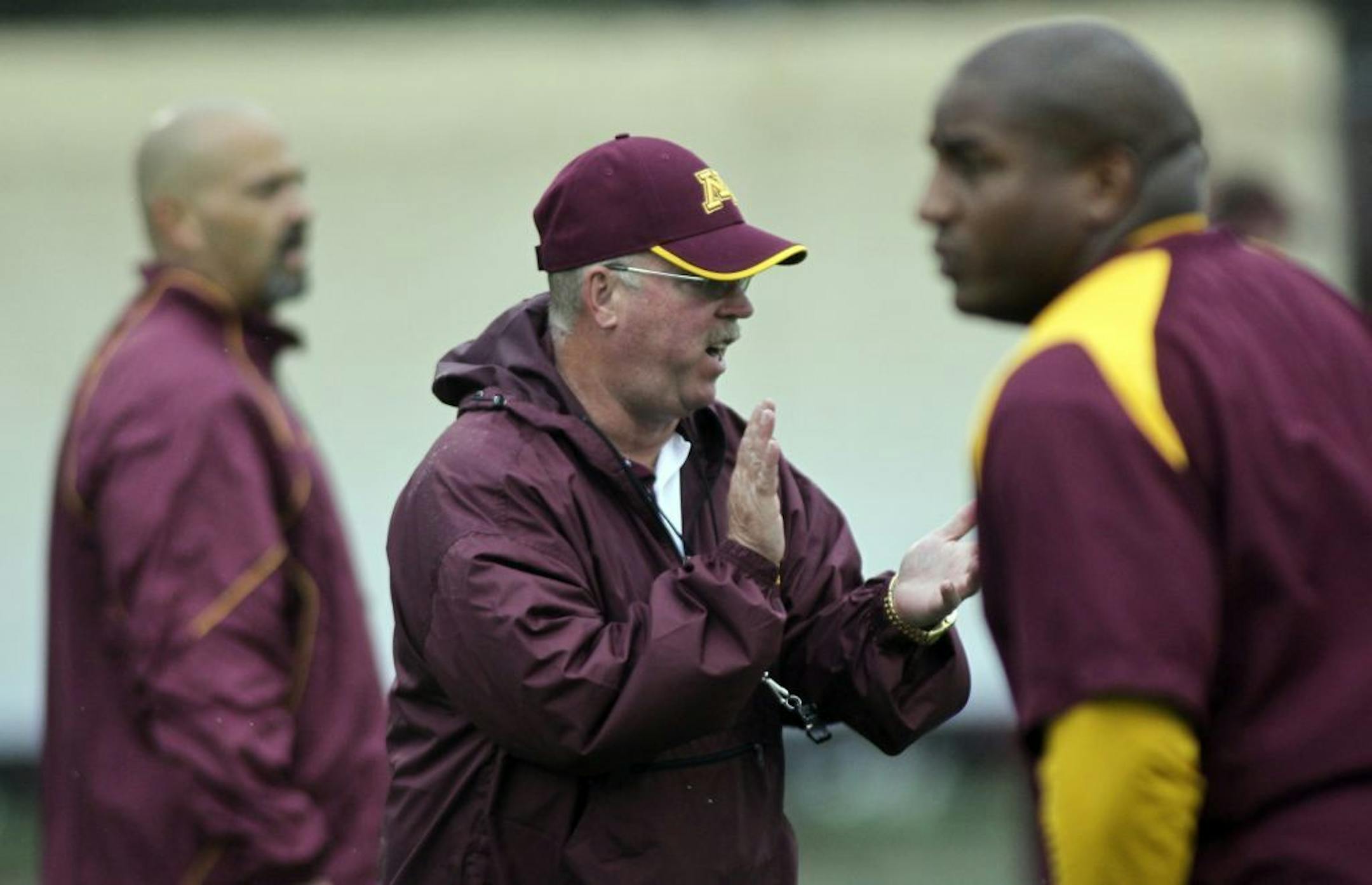 University of Minnesota head football coach Jerry Kill