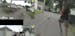 This June 23, 2018, image from multiple police cam videos provided by the Minneapolis Police Department shows a chase between Officers Justin Schmidt 