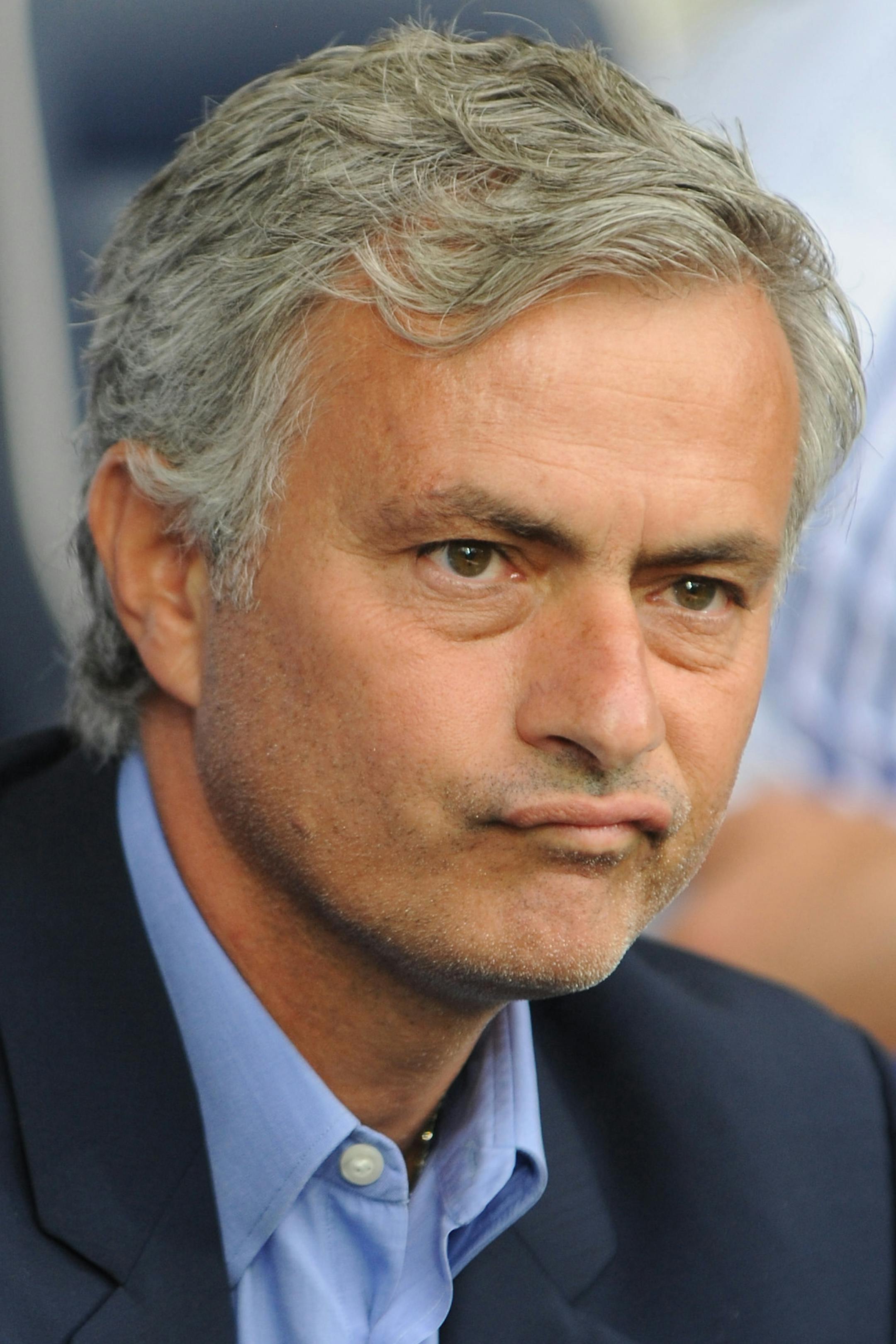 Chelsea manager Jose Mourinho during the English Premier League soccer match between West Bromwich Albion and Chelsea at the Hawthorns, West Bromwich, England, Sunday, Aug. 23, 2015. (AP Photo/Rui Vieira) ORG XMIT: BRV131
