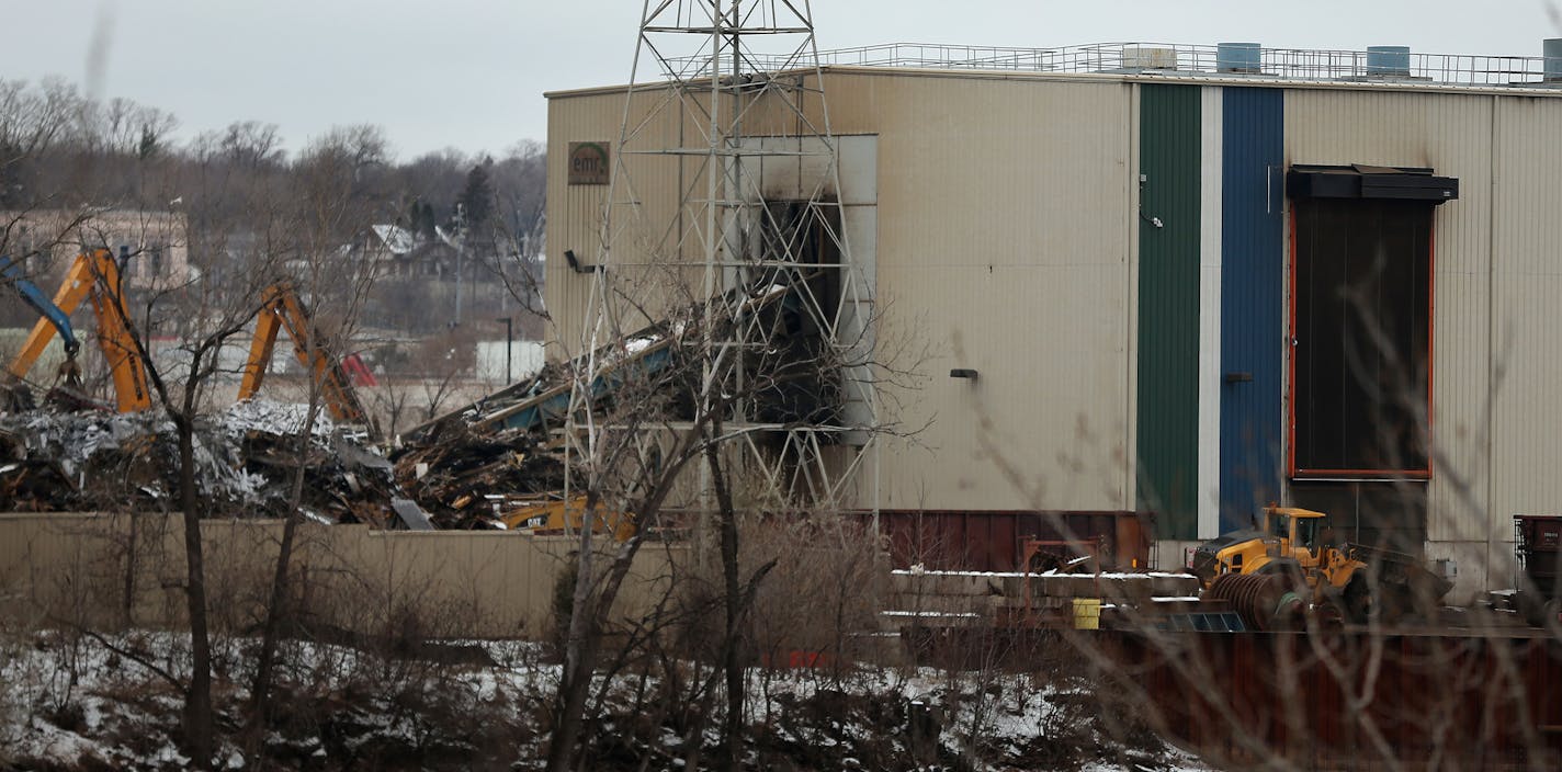 Northern Metal Recycling metal shredder building located on the Mississippi River just south of the Lowry Avenue Bridge Wednesday December 2, 2015 in Minneapolis, MN.] Jerry Holt /Jerry.Holt@Startribune.com