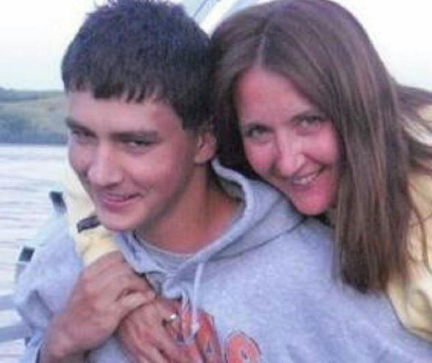 Andrew Sadek and his mother, Tammy.