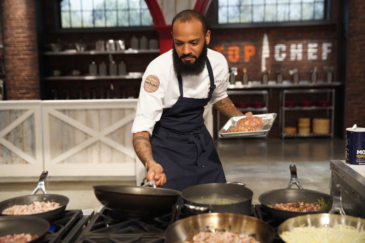 Justin Sutherland competes on 'Top Chef' --