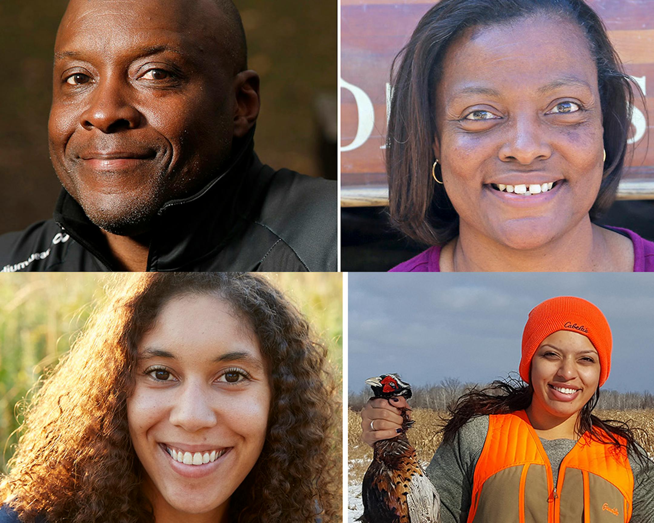 Clockwise from top left: Anthony Taylor, Gwen Wilson, Mercedes Akinseye and Alora Jones.