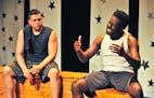 Ricardo Vazquez and Mikell Sapp in "The Great Divide."
