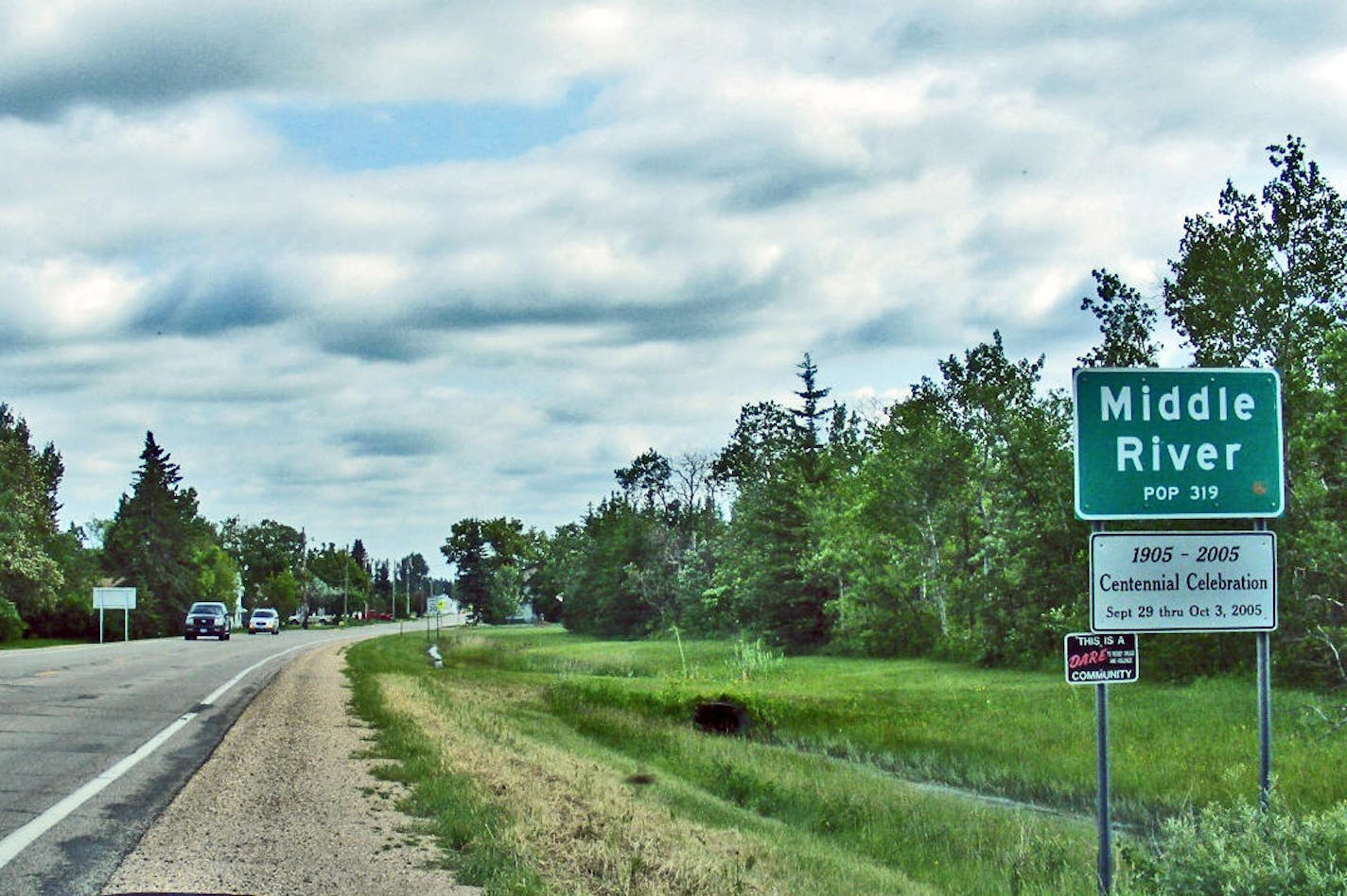 Middle River, Minn., whose officials are trying to lure people to move there.