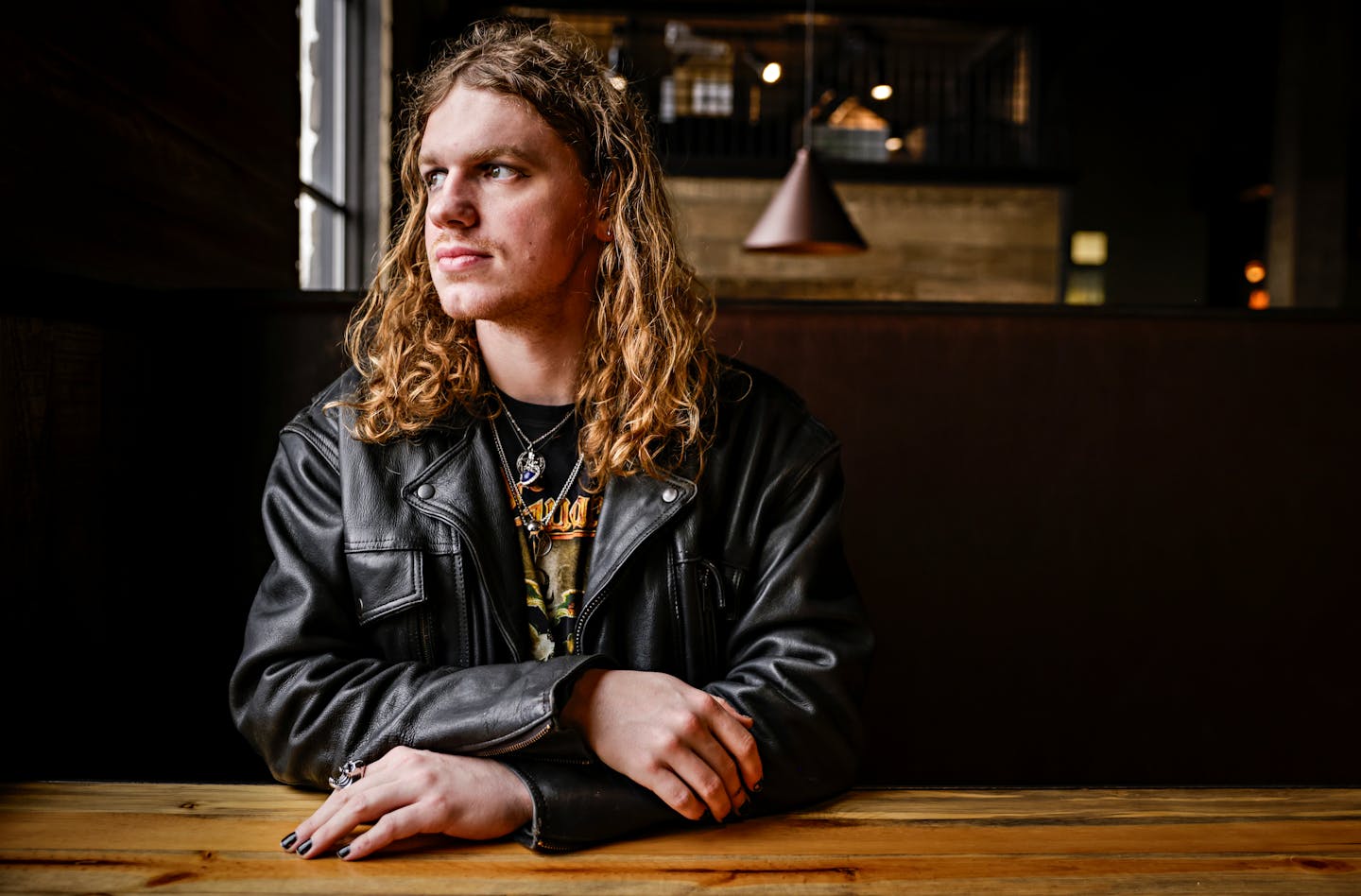 Dakota Adams poses for a photograph during an interview, Feb. 21, 2024, in Kalispell, Montana.