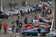 Thousands of people attended the open house, showcasing cars of every make and type at the AutoMotorPlex in Chanhassen, August 6th, 2011. People are i