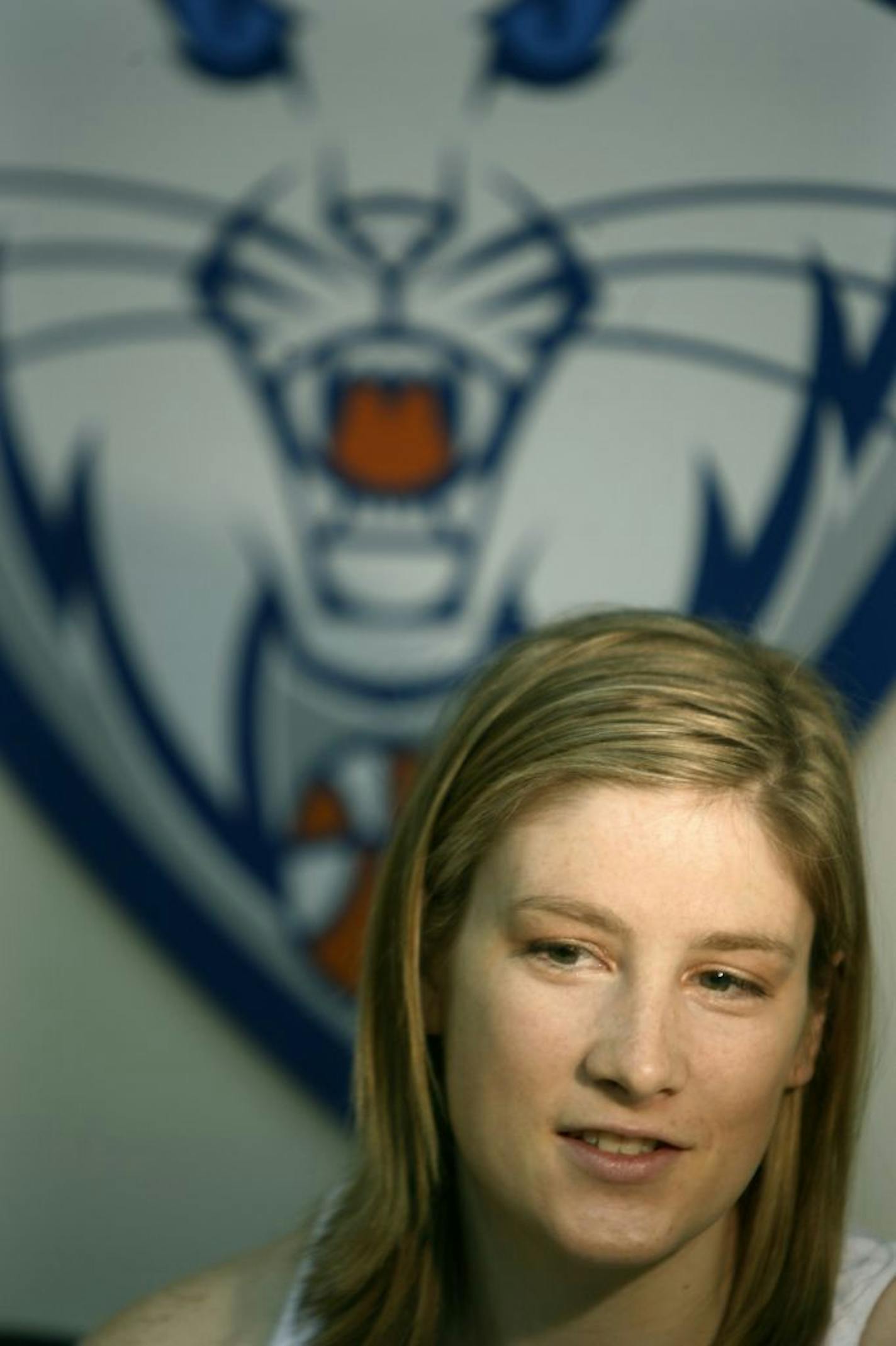 Minnesota Lynx Lindsay Whalen gave interviews to different local media at the Lynx practice facility in downtown Minneapolis.