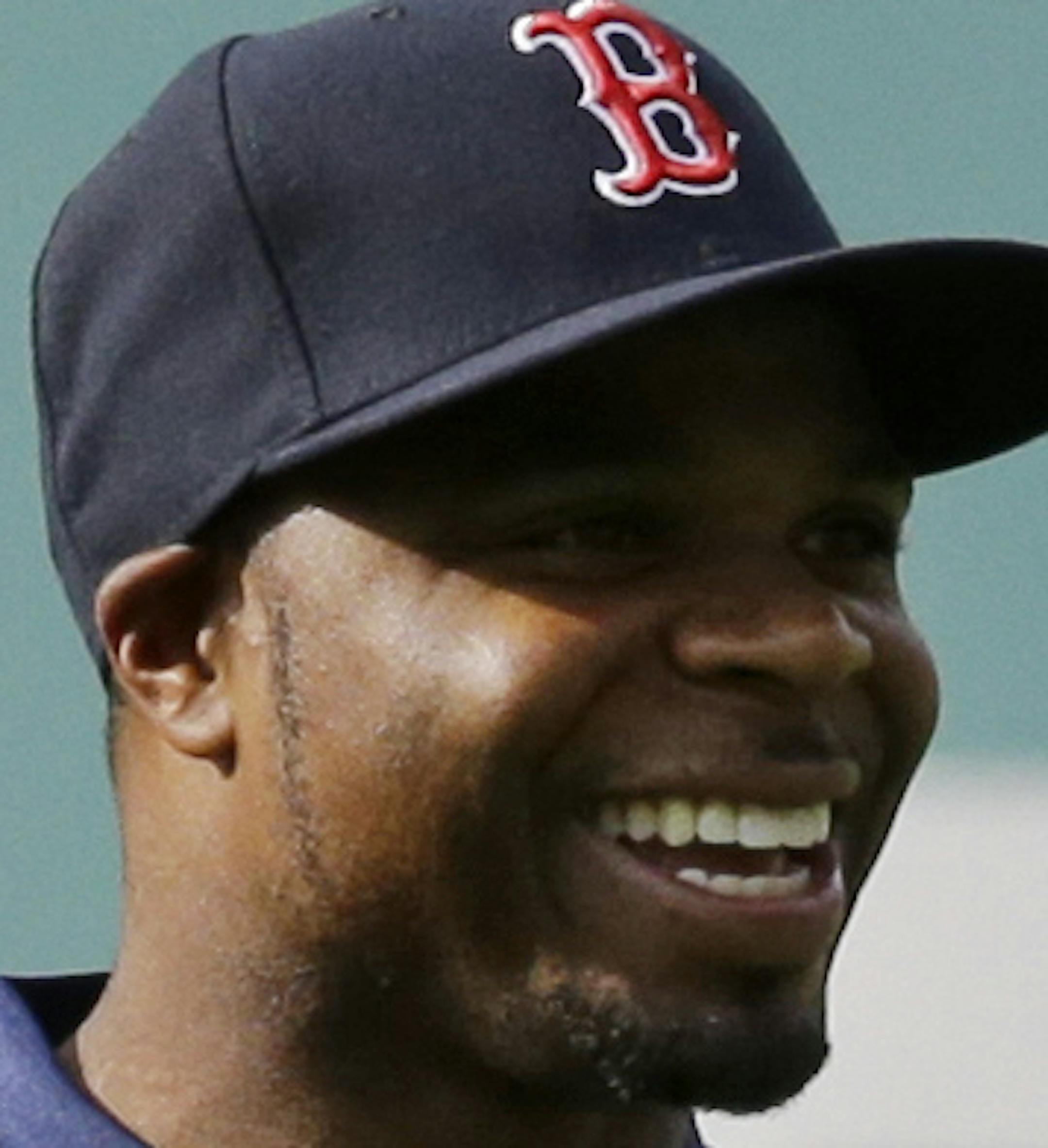 Boston Red Sox's Rajai Davis smiles during batting practice before a baseball game between the Boston Red Sox and the Cleveland Indians, Thursday, Aug. 24, 2017, in Cleveland. (AP Photo/Tony Dejak) ORG XMIT: OHTD103