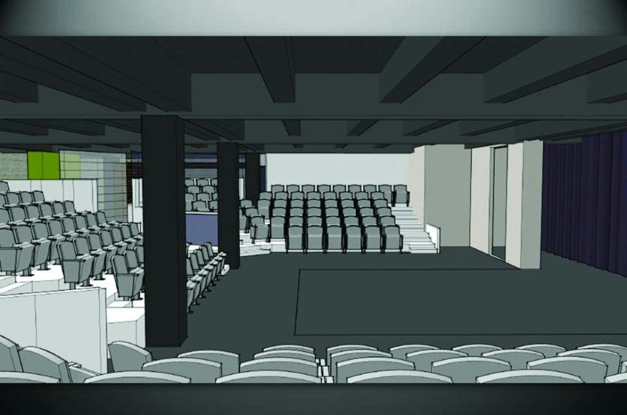 Provided by Park Square Theatre A rendering of the Andy Boss Thrust Stage at Park Square Theatre in St. Paul.