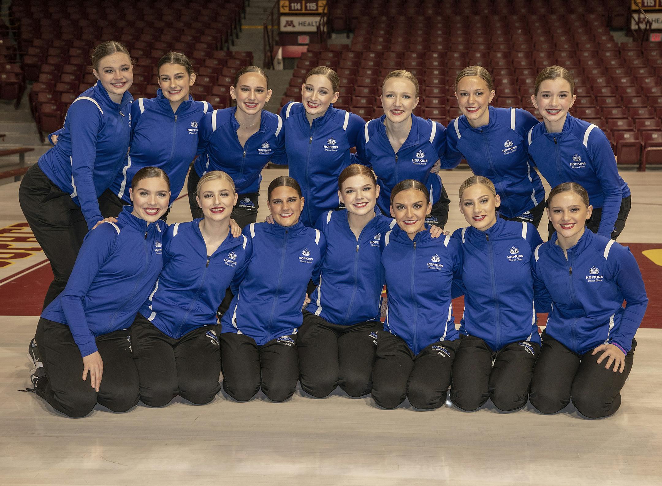 The Hopkins dance team.