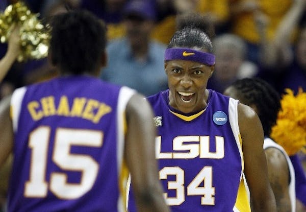Lynx center Sylvia Fowles' No. 34 LSU jersey is being retired.