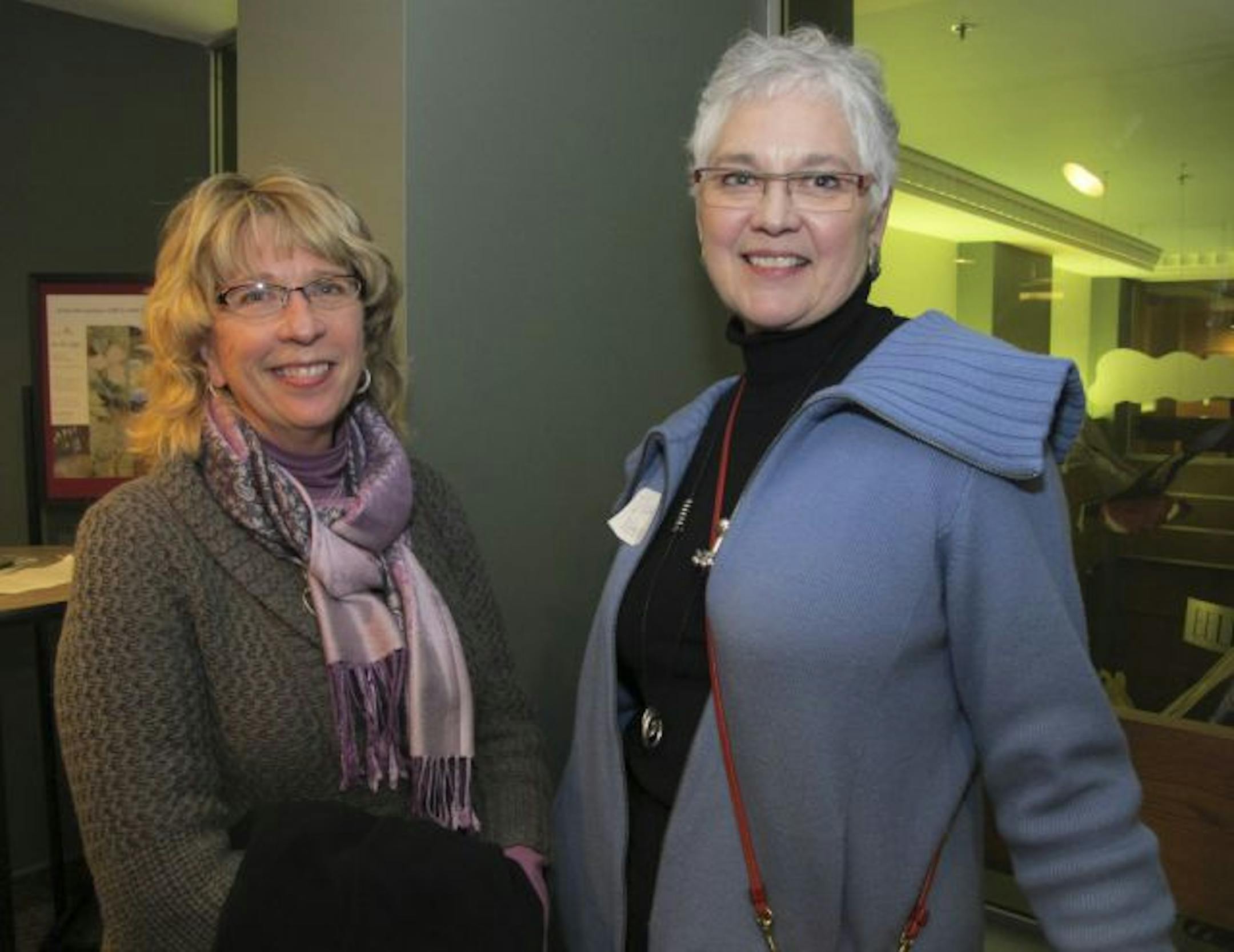 Suzanne Haugen and Diane Wesman.