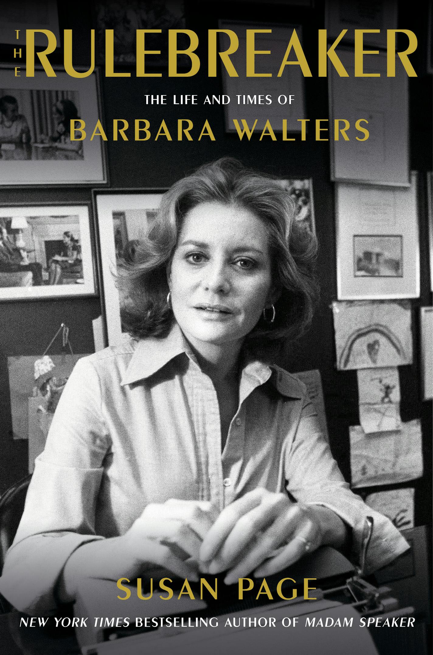 cover of The Rulebreaker, a photo of Barbara Walters