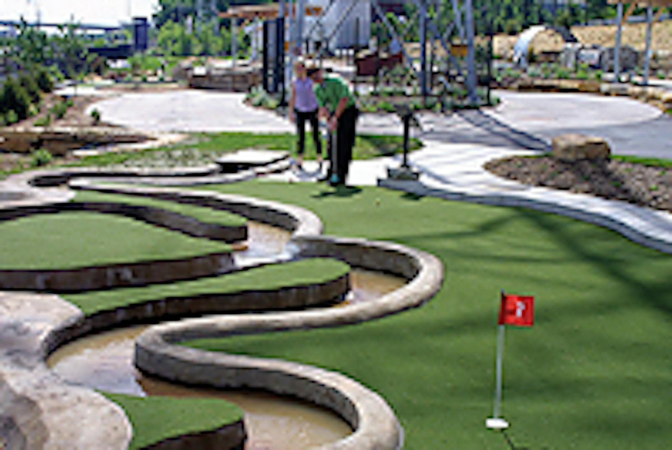 The Science Museum's Big Back Yard has mini-golf and more