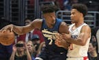 Wolves guard Jimmy Butler didn't feel much like talking about the state of his body or the state of anything else involving him and the Timberwolves e