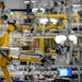 FILE - Articulated robots move inside the Hanwha Qcells Solar plant, Oct. 16, 2023, in Dalton, Ga. On Thursday, April 25, 2024, the U.S. government is