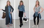 Edina resident Suzette Schermer showed off different outfits using her capsule wardrobe.