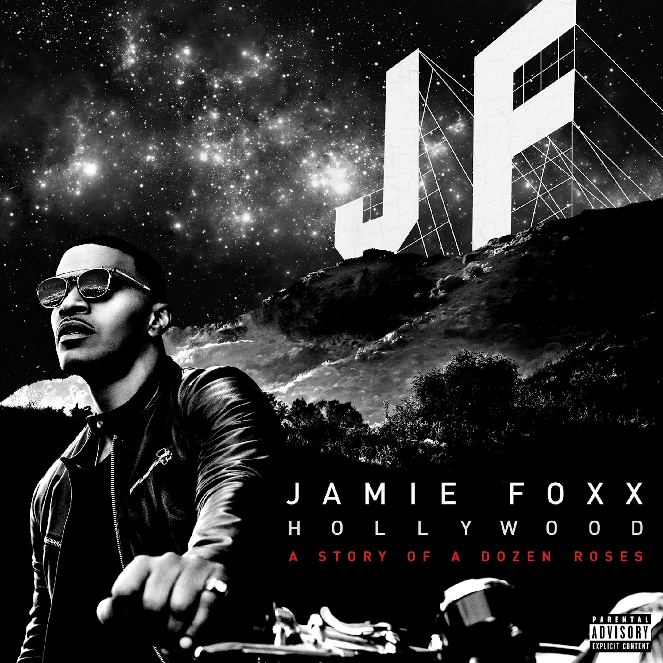 CD cover Jamie Foxx, "Hollywood: A Story of a Dozen Roses"