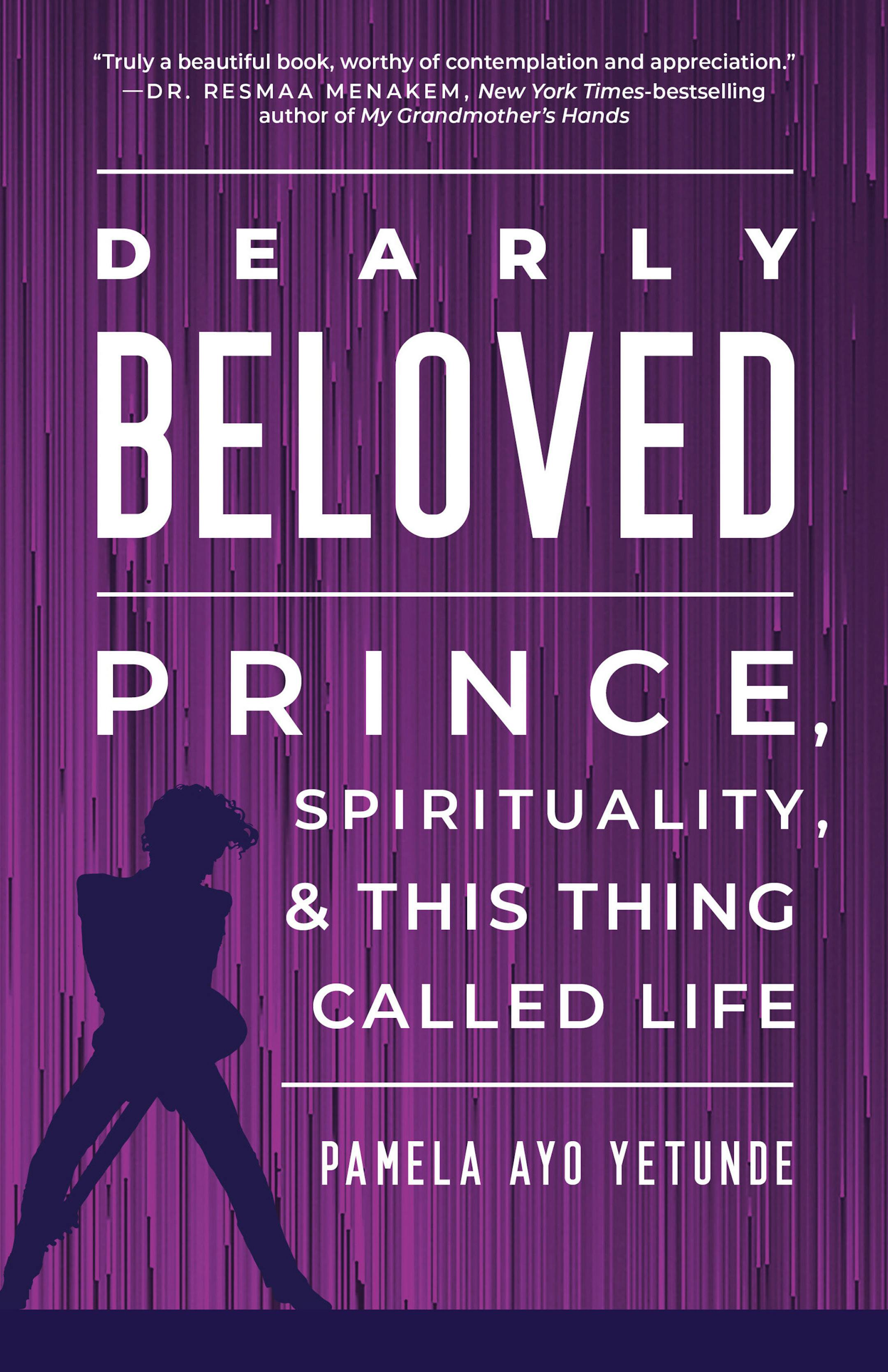 copy of Dearly Beloved is purple, with a silhouette of Prince