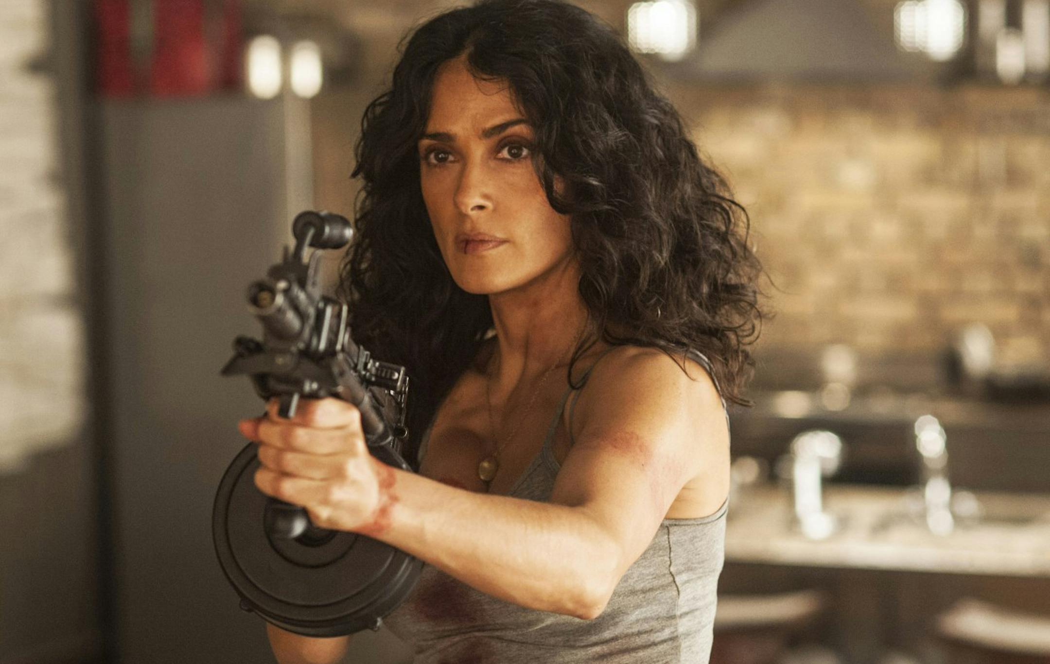 Salma Hayek in "Everly"