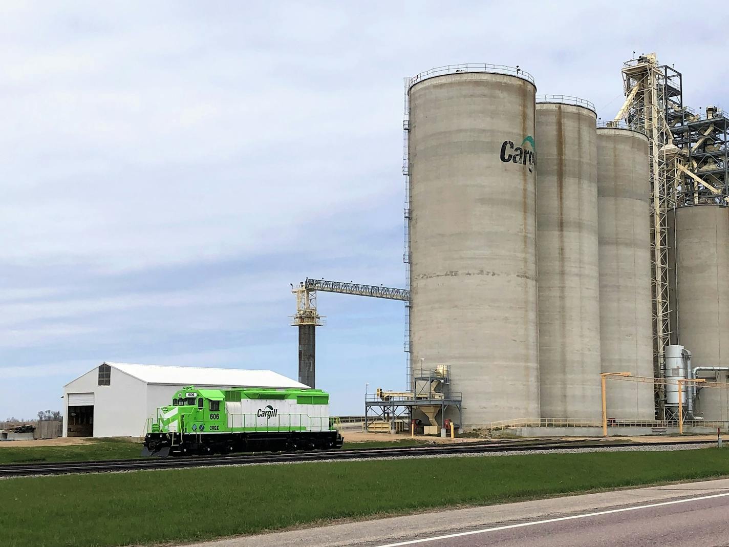 Cargill dropped to the No. 2 position on the annual list of the largest privately-owned U.S. companies compiled by Forbes. Photo shows a Cargill grain terminal near Pipestone, Minn.