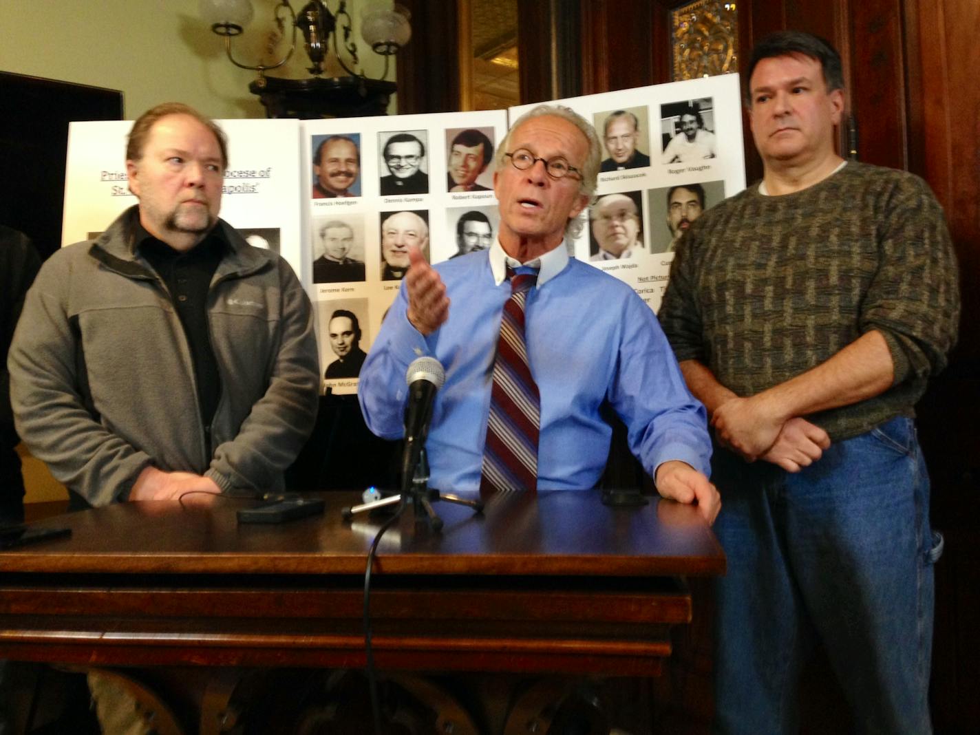 Attorney Jeff Anderson spoke at a news conference Thursday, Dec. 5, 2013.