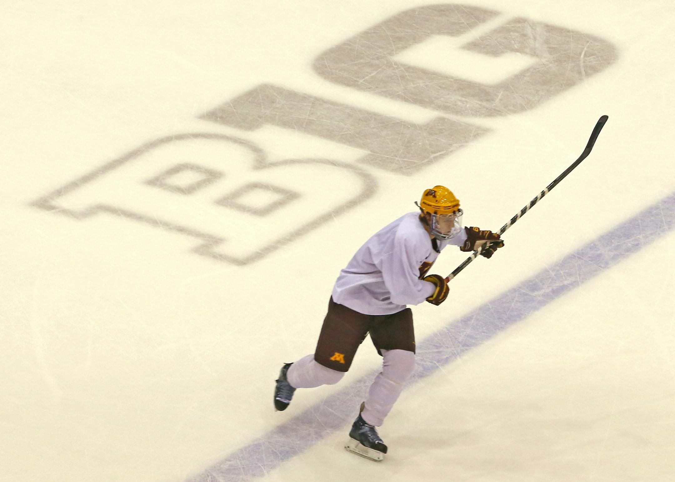 New Big 10 logo at Mariucci Arena on 10/9/13.] Bruce Bisping/Star Tribune bbisping@startribune.com