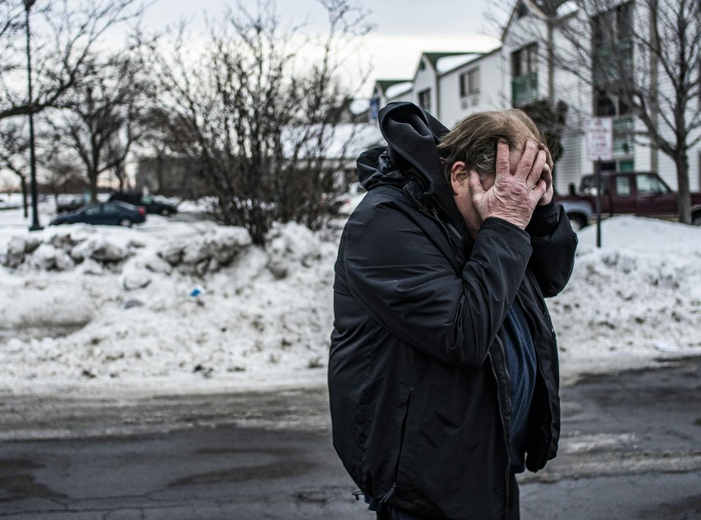 Erik Wiltscheck has been homeless and living in a motel in Brooklyn Center since he was evicted last week from a "sober home" in Minneapolis. Wiltscheck, who is 51, is also struggling from trauma after witnessing the murder of two boys in his neighborhood on Dec. 1.