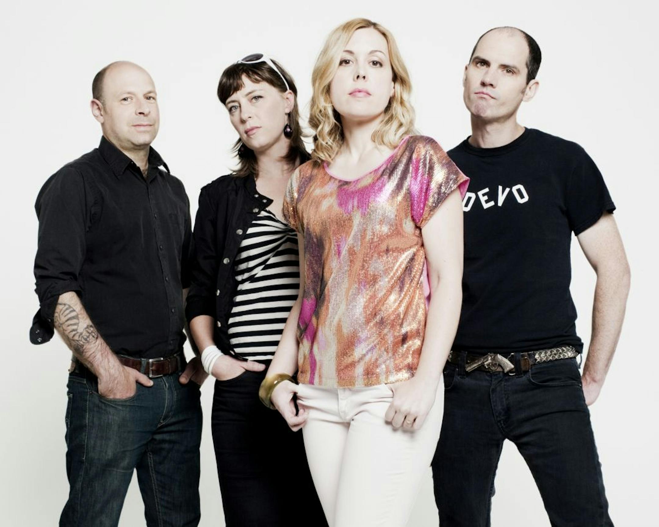 credit: John Clark The Corin Tucker Band: Seth Lorinczi, Sara Lund, Corin Tucker, Mike Clark