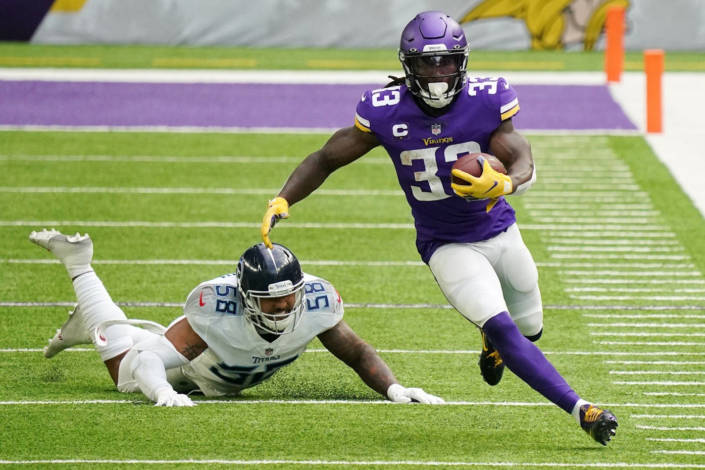 Vikings running back Dalvin Cook