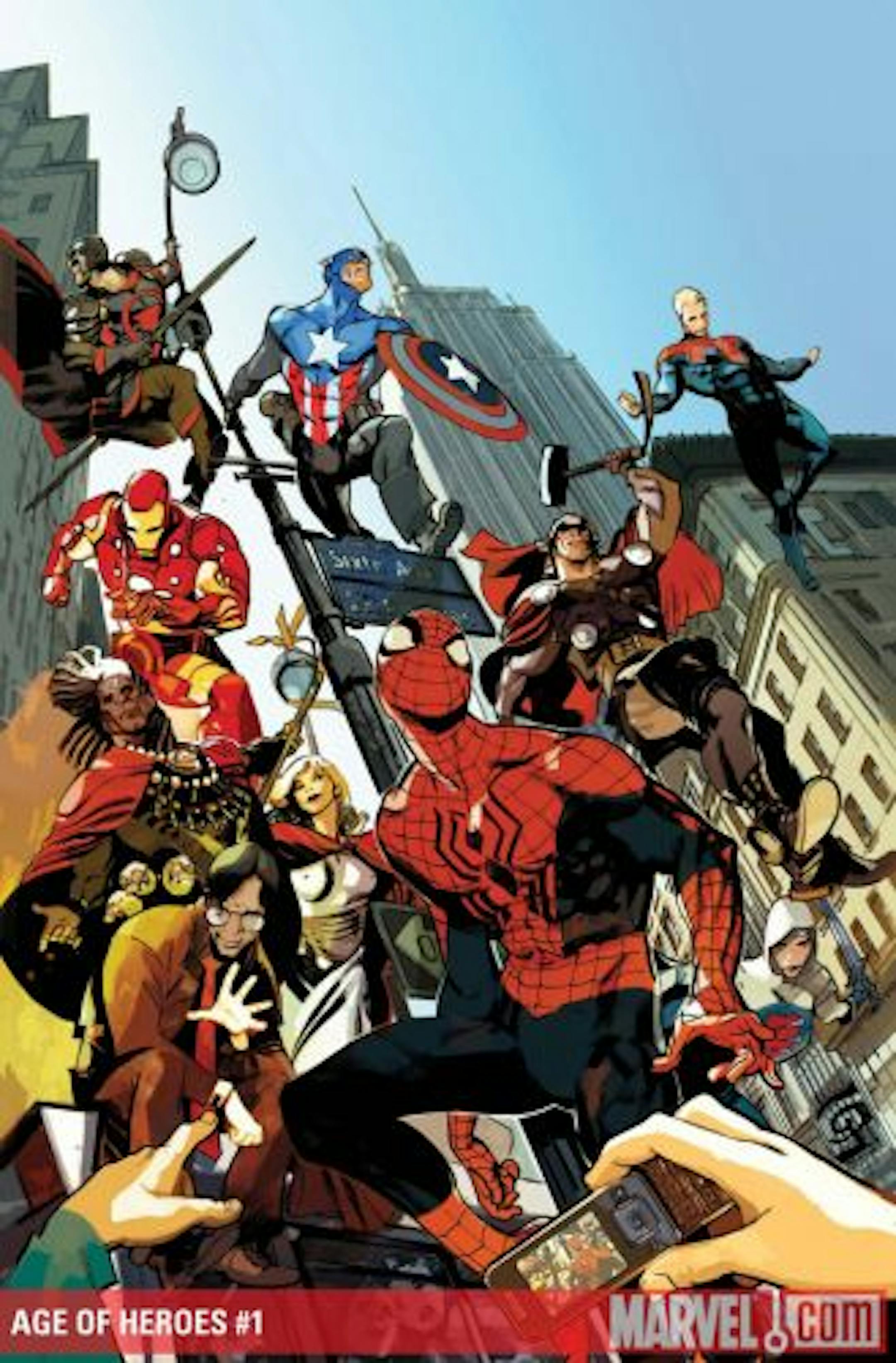 "Age of Heroes" is a four-issue miniseries demonstrating how "The Heroic Age" impacts different characters.