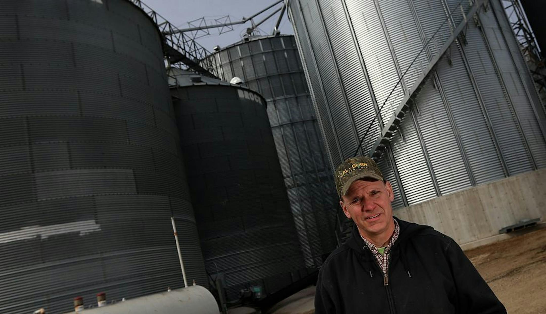 Much of the corn in southern Minnesota is planted in late April, said Bruce Peterson, seen in 2015 at his farm near Northfield.