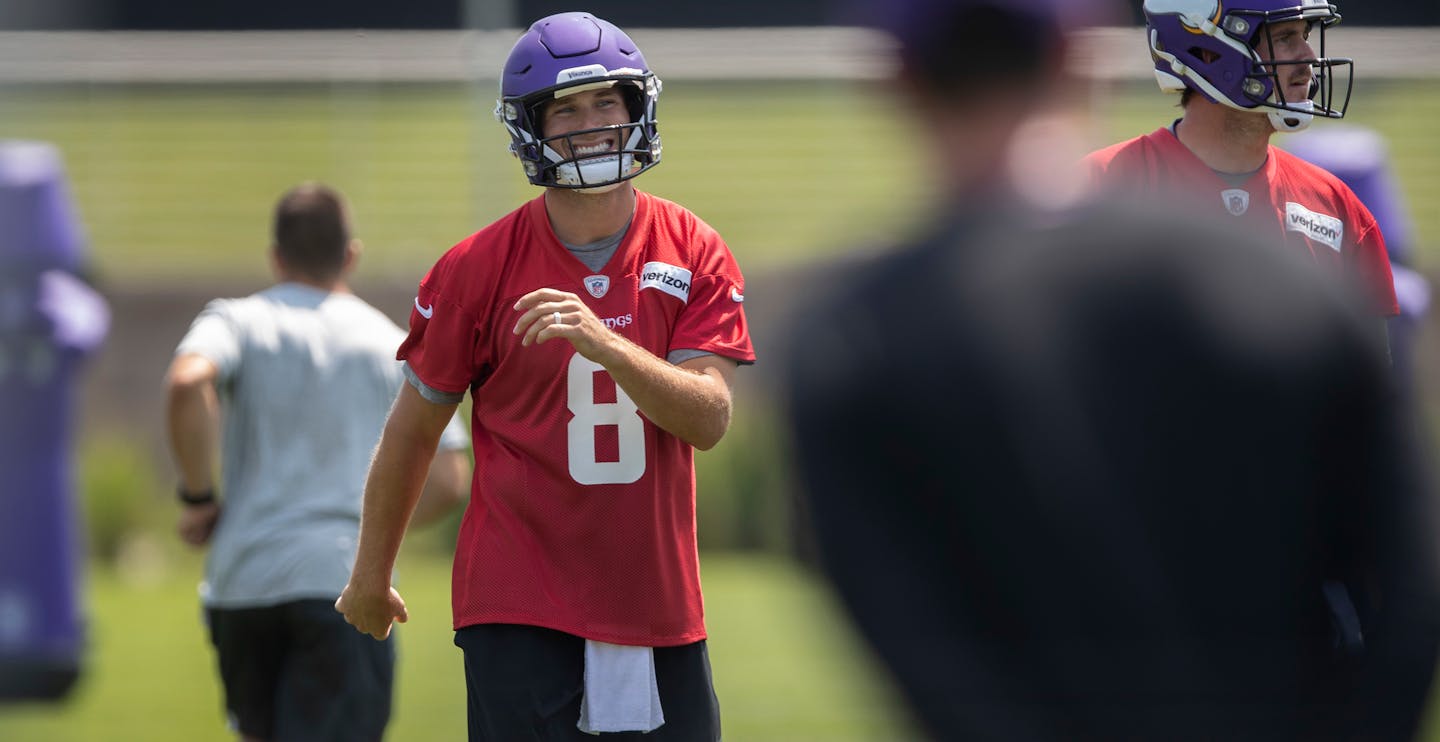 Kirk Cousins has more new material and new personnel to learn entering his second season as Vikings quarterback.