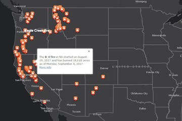 U.S. wildfire tracker