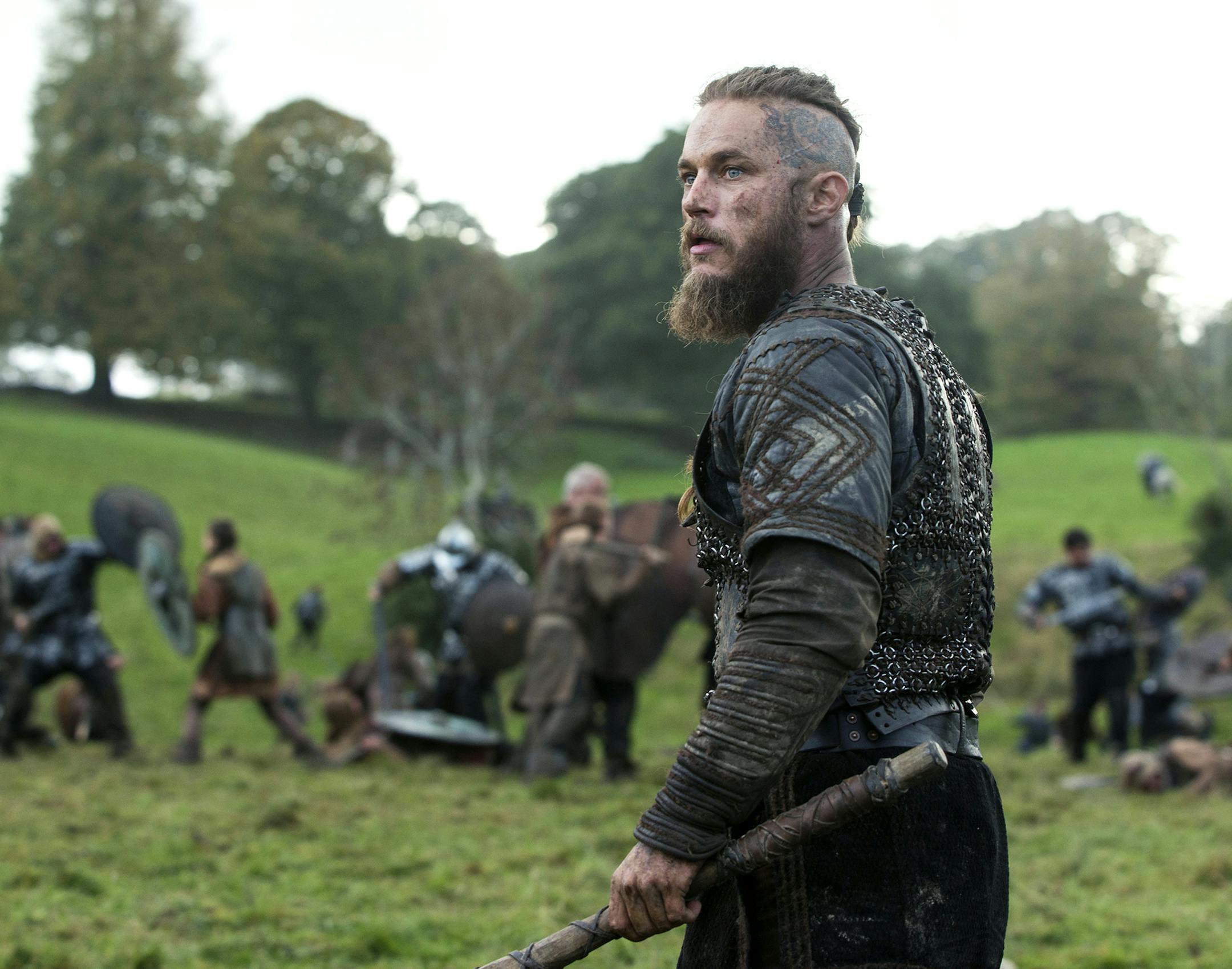 Jonathan Hession/History Travis Fimmel as Ragnar Lothbrok in "Vikings."