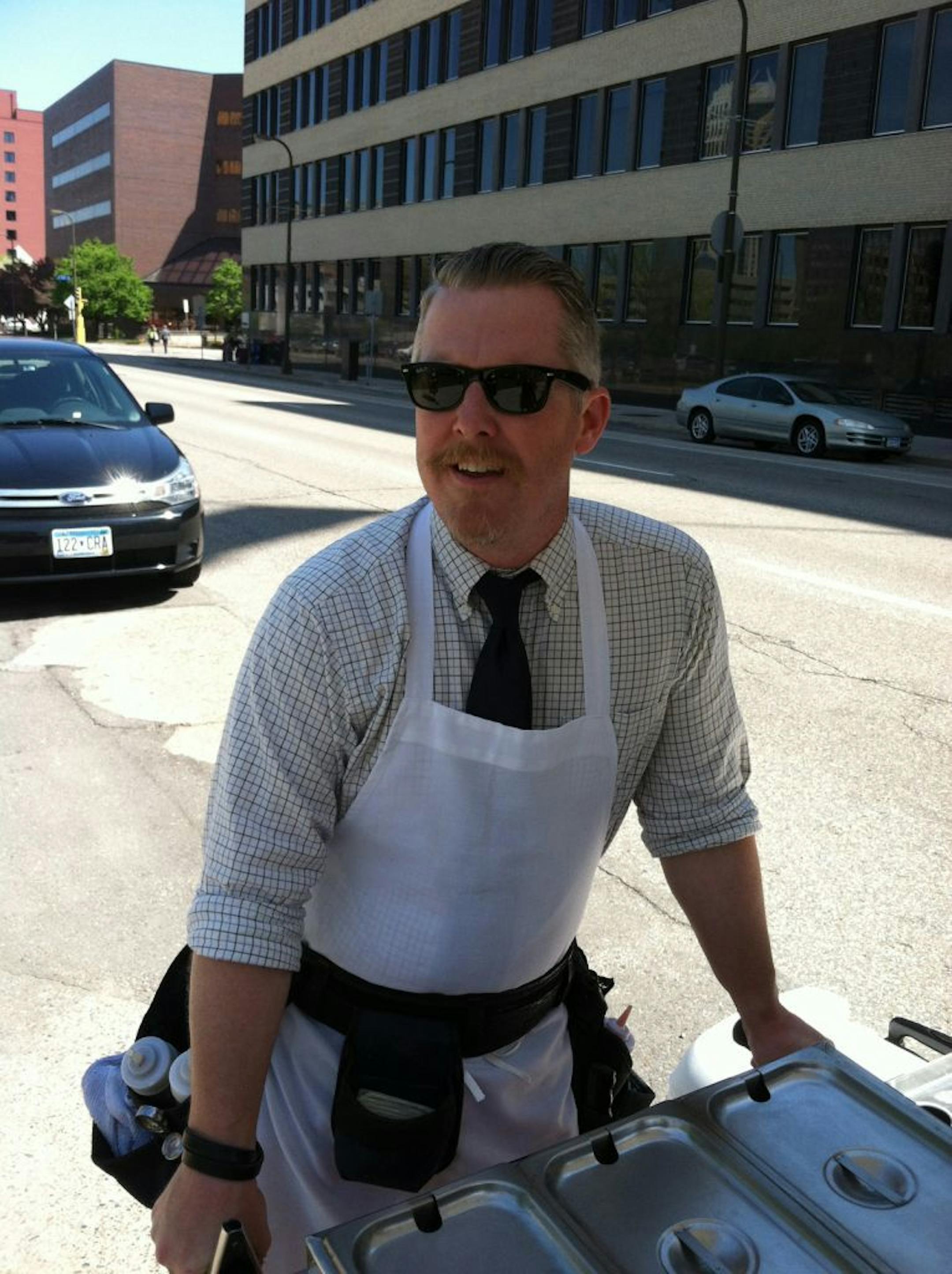 Nate Beck operates his Natedogs food truck throughout the metro area.