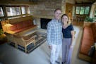 Jeff and Angela Parsons were all smiles in their new architect-designed house, Wednesday, August 15, 2018 in Inver Grove Heights, MN.